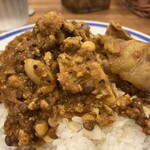 エチオピアカリーキッチン - チキン豆カリー全部かけ