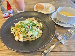 トラットリアイルポッツォ - 12月限定オイルパスタ【ランチ、ディナーでご注文可】