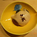 みこころや - 茄子と椎茸の胡麻酢かけ 