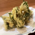 惣助 - 明太子と大葉の天ぷら