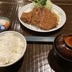 かつ徳 - ろーすかつ定食