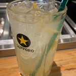 博多串焼き バッテンよかとぉ - レモン酎ハイ　メガ　ハニーゆず入り
