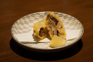 h ENYA DAIMYO - 椎茸と海老の風味豊かな天ぷら