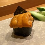 天寿し - ばふん雲丹 軍艦巻き