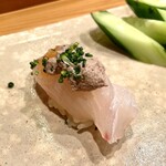 天寿し - 鯛 鯛の肝