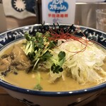 麺や 佐市 - 拉麺牡蠣のアップ