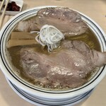 煮干しらぁめん 猫トラ亭 - 超煮干しラーメン（大盛＋肉1枚）