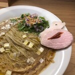 めん処 きよ洲 - 塩にしか乗っていないフライドエシャロットがいい！