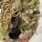 長崎飯店 - キクラゲ、あさり、イカゲソ、豚
