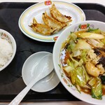 Gyouzano Oushou - 五目あんかけラーメン フェアセットB（税込 1001円）