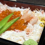 博多 かに福 - 料理、ミニ蟹ちらし寿司
