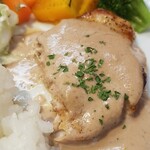 キッチン ブルー グローブ - 和風サルサ・ディ・ノーチの上にはパセリ！