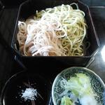 蕎麦彩膳 隆仙坊 - 桜とせいろの合いもり800円