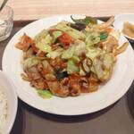 中華旬菜 レッドクリフ - ホイコーロー定食