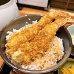 手打蕎麦 ふじや - 小天丼　※ご飯大盛（無料）