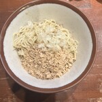 麺や而今 - 煮干しの和え玉（限定）　300円