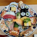 玄海鮨 - 海ランチ(990円)＋サバ＋アジ