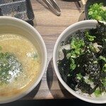 Karubi Taishou - カルビご飯、少なっ卵スープ