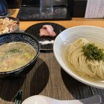 Menya Sakurai - 昆布水つけ麺＋3種のチャーシュー丼