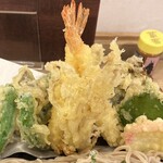 信州蕎麦の草笛 - 天ぷら