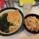 星のうどん - きつねうどん、かしわめし