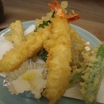 栄助ずし - 天ぷら盛り合わせ