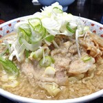 関屋 福来亭 - チャーシューメンマラーメン（大盛・ネギトッピング・大油）