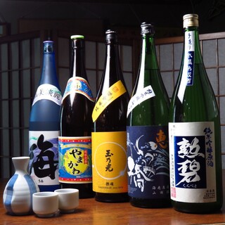 《和酒ソムリエ在籍》日本酒、焼酎、泡盛を豊富にご用意