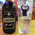 ネオ大衆居酒屋 酒トナデシコ七変化 - ホッピーセット（ナカの量はこれぐらい）