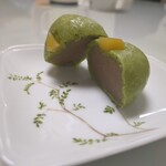 虎ノ門 岡埜榮泉 - 抹茶じょうよ饅頭