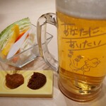 ネオ和食居酒屋 あなたに会いたくて。 I miss you - お通し  500円