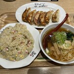 れんげ食堂Toshu - 東秀セット(炒飯大盛)  1,144円税込　