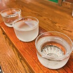 酒饌亭 灘菊亭 小溝筋のかっぱ - 季節の日本酒飲み比べ