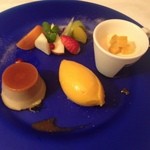 リストランテ・マッサ - 栗のプリン、安納芋のパンナコッタ