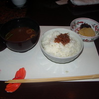 西村屋　和味旬彩 - 御飯、味噌汁、香物