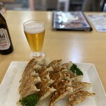 Yokobori Gyouza - 横堀餃子とノンアルコールビール