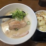 Ko Sotto - 鶏白湯らあめん(醬油)、チーズごはん