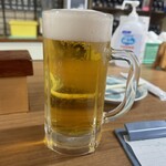 鉄板焼よしむら - 生ビール