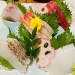 羅豚 - 刺身五点盛り