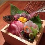 Sakuramaru - 【地物旬魚の三点盛合せ 924円】