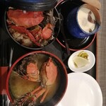 かに聖 - 料理写真:かに飯かに汁セット