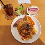 かふぇレストラン ロクタン - Bランチ(1000円)です。