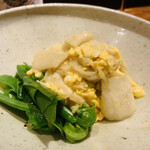 南方中華料理 南三 - ③ 帆立とキヌガサ茸のオムレツ