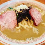 自家製麺 公園前 - 豚骨煮干しラーメン※限定メニュー