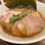 新橋 纏 - 「特製平子煮干蕎麦」(1100円)