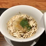 焼鳥 ひなた - 鶏スープ