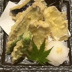 あわい - ⑤太刀魚の天ぷら 1320円