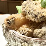 Gion Gozukon - 毎回頼んでしまうアワビフライ　肝ソースがまた美味しいですね