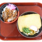 Yourou Sabisu Eria No Borisen Fudo Koto - きつねうどんセット 850円