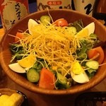 Izakaya Hanabishi - 夏になると当店は無農薬自家製野菜を使って料理をご提供しております☆彡